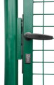 Brána Strend Pro METALTEC ECO, 1000/1400/50x50 mm, hranatý rám, zelená, jednokrídlová, záhradná, ZN+PVC, RAL6005, 1, náradie