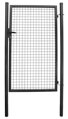 Brána 1000/1800/50x50 mm – jednokrídlová záhradná brána, antracit
