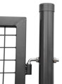 Brána 1000/1800/50x50 mm – jednokrídlová záhradná brána, antracit