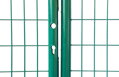 Brána 3580/1950/100x50 mm – dvojkrídlová záhradná brána, zelená