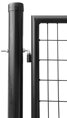 Brána 3580/1750/100x50 mm – dvojkrídlová záhradná brána, antracit