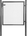 Brána 1000/1000/50x50 mm – jednokrídlová záhradná brána, antracit