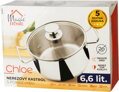 Kastról MagicHome Chloe, hrniec, 26 cm, 6,6 lit., so sklenenou pokrievkou, nerez