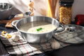 Hrniec Wok MagicHome Chloe, 26 cm, 5 lit., so sklenenou pokrievkou, nerez 6 detail