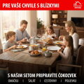 Sada riadu MagicHome Chloe, 9-dielna, nerez, sklenené pokrievky