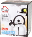 Čajník MagicHome, pískací, 2500 ml