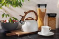 Pískací čajník MagicHome, biely, 2500 ml 4 detail