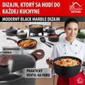 Sada riadu MagicHome Black Marble Line, 13-dielna