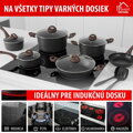 Sada riadu MagicHome Black Marble Line, 13-dielna