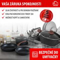 Sada riadu MagicHome Black Marble Line, 13-dielna