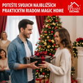 Hrniec MagicHome Black Marble Line, 28 cm, 5,9 l, s pokrievkou