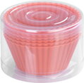 Silikónové formy na cupcake MagicHome – červené, set 6 ks