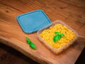 Dózy na potraviny MagicHome Lunchbox, 1 lit, sada 4 ks, štvorcová 5 detail