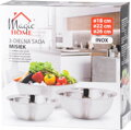 Miska MagicHome, nerez, sada 3 ks, 18-22-26 cm
