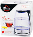 Kanvica MagicHome Zaira 1,8 l, rýchlovarná, sklenená