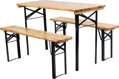 Pivný set DORTMUND Mini3, stôl 117×56 cm, 2× lavica 117×25 cm