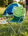 Detská stolička RANA, zelená, 35x35x55 cm, motív žaby
