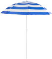 Slnečník DALIA 180 cm, modro-biely, s naklápacím kĺbom