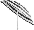 Slnečník DALIA 180 cm, čierno-biely, s naklápacím kĺbom