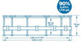 Bestway 50076 Steel Pro MAX 366x76 cm, bazén s filtráciou