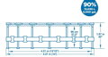 Bestway 56950 Steel Pro MAX 427x107 cm, bazén s filtráciou