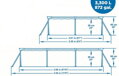 Bestway 56411 Steel Pro 300x201x66 cm, bazén s filtráciou