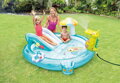 Bazénik Intex 57165, Gator play center, detský, nafukovací, 2,01x1,70x0,84 m