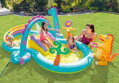 Bazénik Intex® 57135, Dinoland play center, detský, nafukovací, 3,02x2,29x1,12 m, 9, náradie