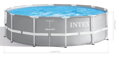 Intex Prism Frame Premium 26716 366x99 cm, bazén s filtráciou 4 detail