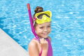 Okuliare Bestway® 24036, Crusader Essential Snorkel Mask, mix farieb, plavecké, 15, náradie