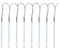 Vianočné osvetlenie reťaz Icicle, 240 LED, studená biela, vodopádový efekt, 2,5 m, exteriér