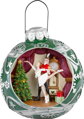 Vianočná dekorácia Balet v guli, 7 LED, farebná, s melódiami, 3xAA, interiér, 4, náradie