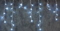Vianočné osvetlenie reťaz Icicle, 200 LED, studená biela, MULTI CONNECT, 5 m, exteriér