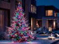 Vianočné osvetlenie reťaz Errai, 1200 LED, multicolor, 24 m, exteriér