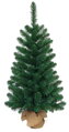 Vianočný stromček MagicHome Vianoce Rudolf, jedľa v jute, 60 cm