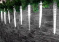 Vianočné osvetlenie Icicle, 352 LED, studená biela, vodopádový efekt