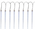Vianočné osvetlenie reťaz Icicle, 288 LED, studená biela, 3,5 m, vodopádový efekt