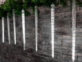 Vianočné osvetlenie reťaz Icicle, 288 LED, studená biela, 3,5 m, vodopádový efekt