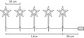 Vianočné osvetlenie reťaz MagicHome Vianoce 5 Star, LED, teplá biela, 1,4 m