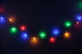 Vianočné osvetlenie reťaz Cherry Balls, 100× LED, multicolor, 9,9 m, exteriér