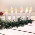 Sviečka MagicHome Vianoce, so štipcom, reťaz, 10 LED, 2xAA, 10 ks, časovač, 1,5x9 cm