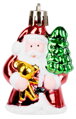 Vianočné ozdoby na stromček 6 ks, Santa, 6 cm