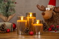 Teplé biele LED sviečky MagicHome, 3 ks, plápolajúci plameň