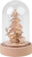 Dekorácia MagicHome Vianoce, stromček v kupole, LED, teplá biela, interiér, 5,5x9 cm, 1, náradie