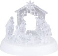 Dekorácia MagicHome Vianoce, betlehem, 7x LED, 3xAAA, akryl, 19,5x14x17,5 cm, 1, náradie