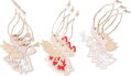 Ozdoba MagicHome Vianoce, anjel, závesná, bal. 9 ks, 5,5x7,5 cm 1 detail