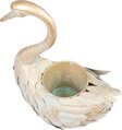 Záhradná dekorácia MagicHome Mecco, Hus, zlatá, 43 cm