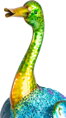 Záhradná dekorácia MagicHome Mecco, Kačka, farebná, 28 cm 1 detail