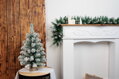 Vianočný stromček Snowy, jedľa v jute, zasnežený, 60 cm 3 detail