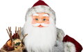 Vianočná dekorácia Santa s lampášom, červený, 46 cm